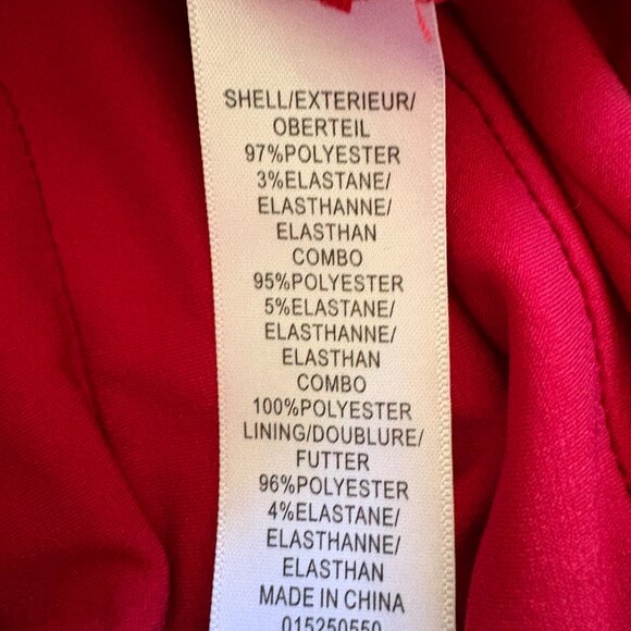 Adrianna Papell Red Cocktail Dress - Picture 7 of 8